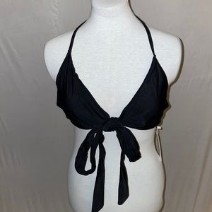Holipick, NWT Black, Bikini Top, Large